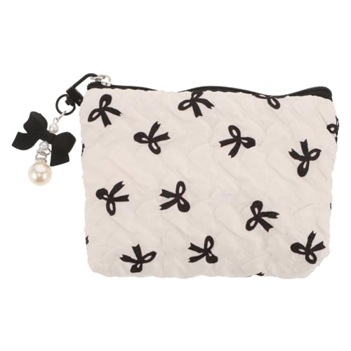 SAFIGLE Make-up-Tasche Für Reisen Kosmetiktasche Mit Schleifendesign Organizer Für Damen Tragbare Kulturbeutel Aus Robustem Material Für Handtaschen Und Tägliche Organisation von SAFIGLE