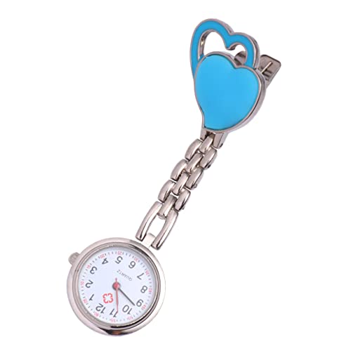 SAFIGLE Krankenschwester Taschenuhr Wall Clock wanduhren personalisierte Uhr Krankenschwestergeschenke für Männer herzförmige Uhr Taschenuhr in Herzform Mode Stethoskop Brustuhr Zubehör von SAFIGLE