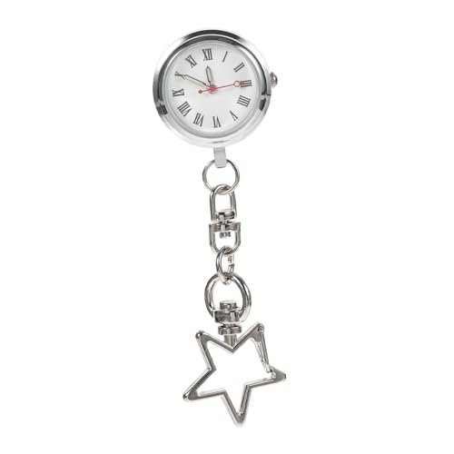 SAFIGLE Krankenschwesteruhr Clip-Uhr Tragbare Taschenuhr Praktische Arzt-taschenuhr Stabile Material Hohe Lebensdauer Leicht Tragen Kompakt Hohe Komfort Verarbeitung Schlichtes Design von SAFIGLE