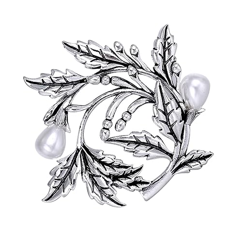 SAFIGLE Stilvolle Kranzbrosche Für Damen Aus Legierung Broschennadel Für Kleidung Schals Und Pullover Stilvolles Accessoire Für Festliche Anlässe Geschenkidee Für Frauen von SAFIGLE