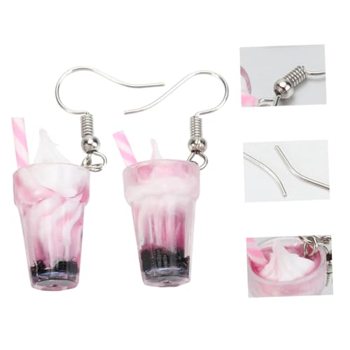 SAFIGLE Kreative Eiscreme Ohrhänger Damen Leicht Tropfen Ohrringe Modischer Ohrschmuck für Alltag und Party von SAFIGLE