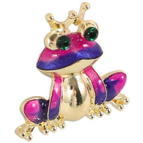 SAFIGLE Frosch Anstecknadel für Damen Süße Cartoon Brosche Metall Kreative Tierbrosche Langlebig und Leicht für Kleidung und Hüte von SAFIGLE