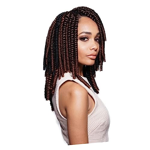SAFIGLE Kreative Häkeln Zöpfe Dreadlocks 15 Stück Frühlingszöpfe Niedrigtemperaturfaser Gefälschte Zöpfe für Frauen Haarverlängerung für Styles von SAFIGLE