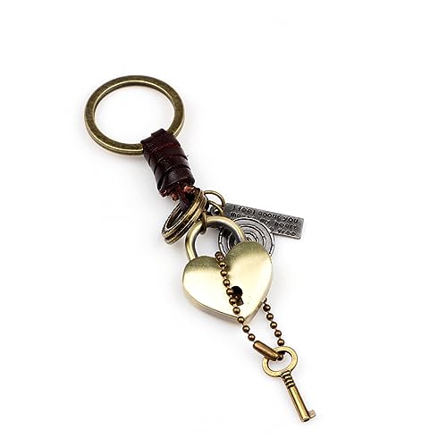 SAFIGLE Schlüsselanhänger Aus Metall in Herzform – Schlüsselanhänger-Accessoire Süße Schlüsselanhänger Auto-schlüsselring Schlüsselanhänger- Kreative Dekorationen von SAFIGLE