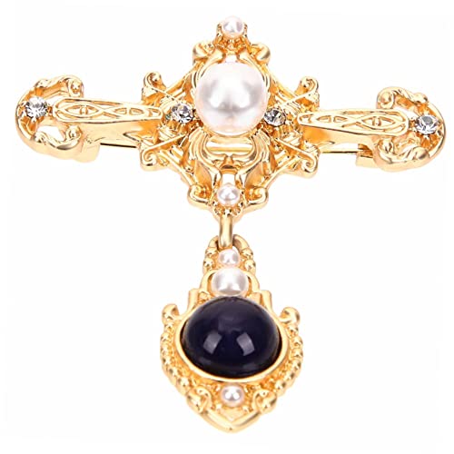 SAFIGLE Kreuz Brosche für Damen Anstecknadel aus Robustem Material Leichter Schmuck für Seidenschals Kleider und Anzüge Langlebig und Vielseitig für Festliche Anlässe von SAFIGLE