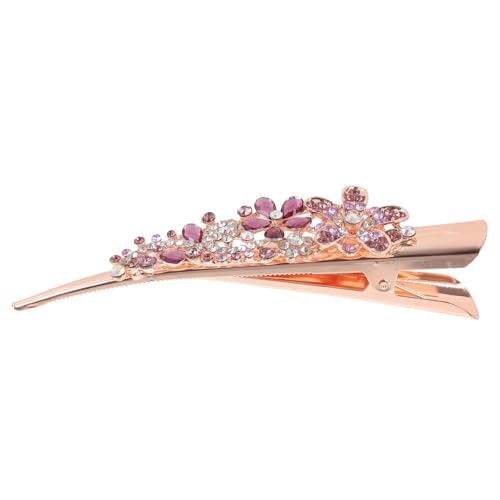 SAFIGLE Kristall Haarnadel Haarspange Ausgefallene Haarspangen Damen Mädchen Haarspange Haarspange Strass Hübsche Haarspangen Damen Haarschmuck Haarschmuck Zufällige Farbe von SAFIGLE