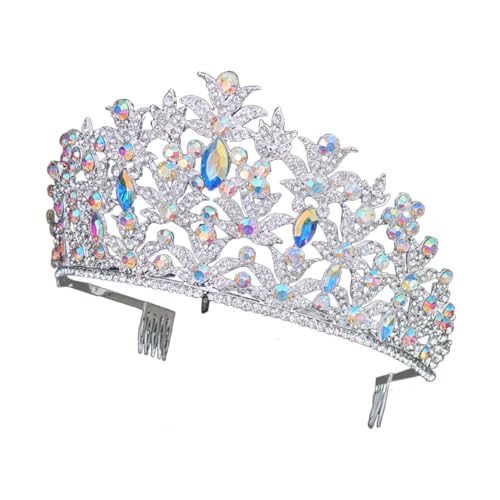 SAFIGLE Krone Haarschmuck Brautkopfschmuck Für Die Party Hochzeit Stirnband Hochzeit Braut Dekore Haarschmuck Für Die Braut Geburtstagskönigin -krone Hochzeit Diademe Tiaras Strass Silver SAFIGLE Krone Haarschmuck Brautkopfschmuck Für Die Party Hochzeit Stirnband Hochzeit Braut Dekore Haarschmuck Für Die Braut Geburtstagskönigin -krone Hochzeit Diademe Tiaras Strass Silver von SAFIGLE
