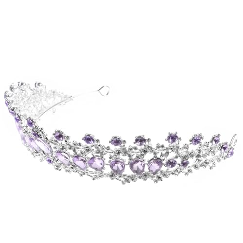 SAFIGLE Krone Kronen Und Diademe Tiaras Hochzeit Braut Prinzessinenbraut Hochzeitstiara Für Frauen Kronenkopfschmuck Frauen Kopfschmuck Mädchen Tiara Braut-tiara- Silver Strass von SAFIGLE