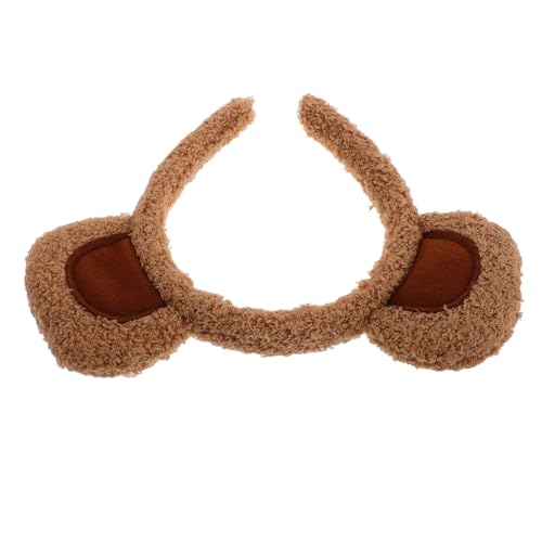 SAFIGLE Plüschbär-stirnband Mit Ohr Süßes Haarband Für Kostüm Tierohren-stirnband Bärenohren Zur Dekoration Für Party Stofftier-haarband von SAFIGLE