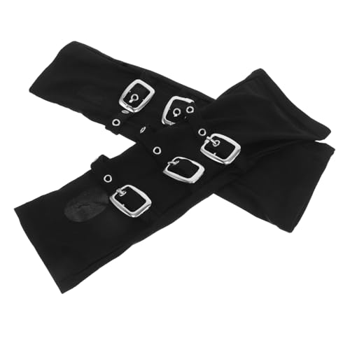 SAFIGLE Lange Fingerlose Punk-handschuhe Aus Weichem Polyester Für Cosplay Partys Und Besondere Auftritte Angenehm Und Stilvoll Passend Für Damen von SAFIGLE