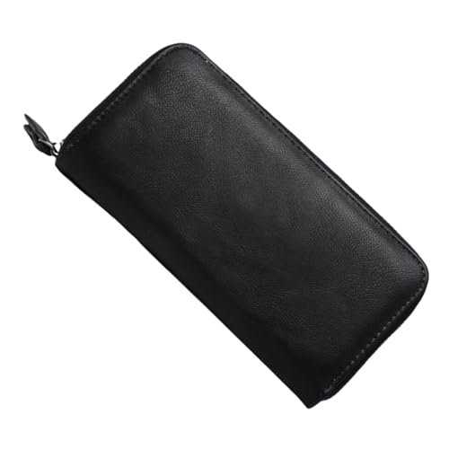 SAFIGLE Stilvolle Brieftasche Für Männer Mit Reißverschluss Ausweisfach Visitenkartenhalter Handytasche Ledergeldbörse Für Reisen Im Freien von SAFIGLE