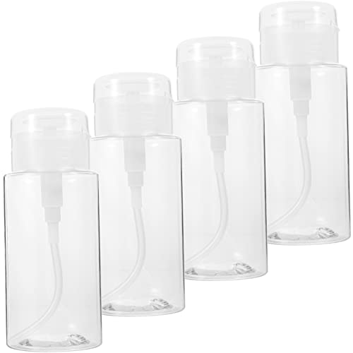 SAFIGLE 4stücke Nagellackentferner Pumpe Spender Leere Flaschen Drücken Lagerung Für Nagellackentferner Make-up Entferner Kosmetikflüssigkeiten von SAFIGLE