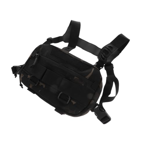 SAFIGLE Leichte Verstellbare Brusttasche aus Strapazierfähigem Oxford für Herren und Damen Multifunktionale Umhängetasche für Outdoor Sport Reisen Radfahren und Wandern Modisches Design von SAFIGLE