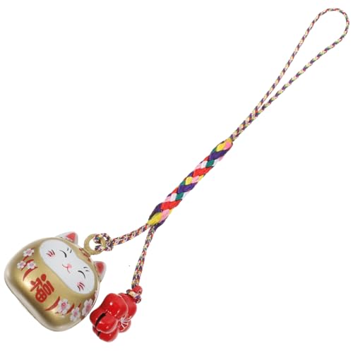 SAFIGLE Niedlicher Glückskatzen- Zum Aufhängen Keramik-Taschen- Für Auto-rückspiegel von SAFIGLE