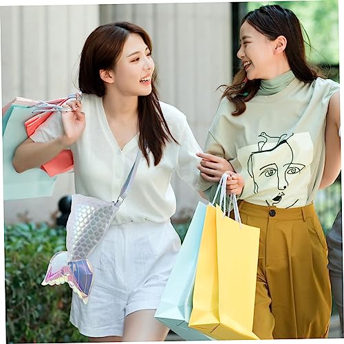 SAFIGLE Mädchen Umhängetasche Mit Meerjungfrau Schwanzdesign Kreative Crossbody Bag Für Teenager Leicht Und Tragbar Für Alltag Und Besondere Anlässe von SAFIGLE