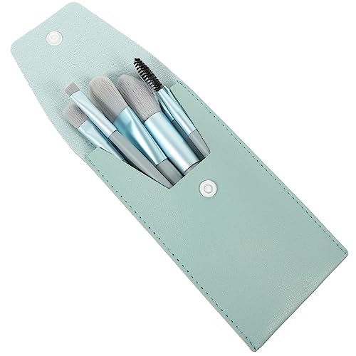 SAFIGLE Kleiner Reise Make up Pinsel 8 Stück Tragbare Kosmetik Pinsel Für Lidschatten Rouge Und Concealer Zarte Synthetikborsten Handlicher Holzgriff Für Frauen Kosmetikbedarf Für von SAFIGLE