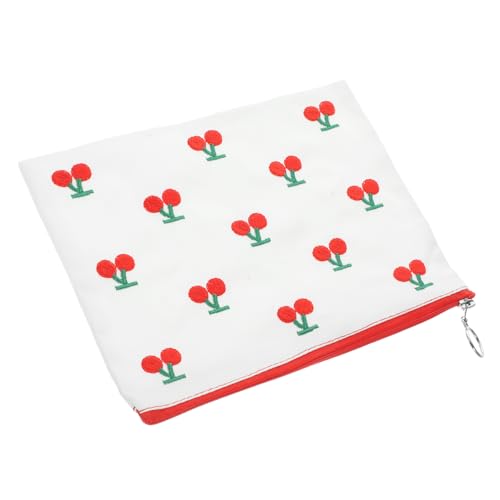 SAFIGLE Kosmetiktasche Für Damen Mit Kirschmuster Kleine Make-up Pouch Praktischer Organizer Für Kosmetika Vielseitige Kulturbeutel Für Reisen Gym Und Alltag von SAFIGLE