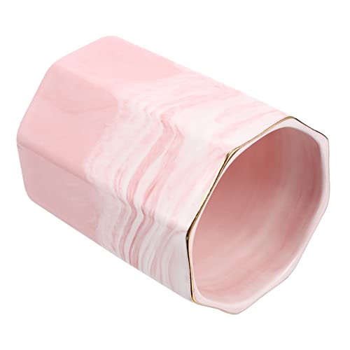 SAFIGLE Make-up-pinselhalter Marmor Keramik Pinsel-organizer Tasse Für Eitelkeit Aufbewahrungsbecher Schreibtisch-organizer Für Anfänger Und Make-up-artists von SAFIGLE