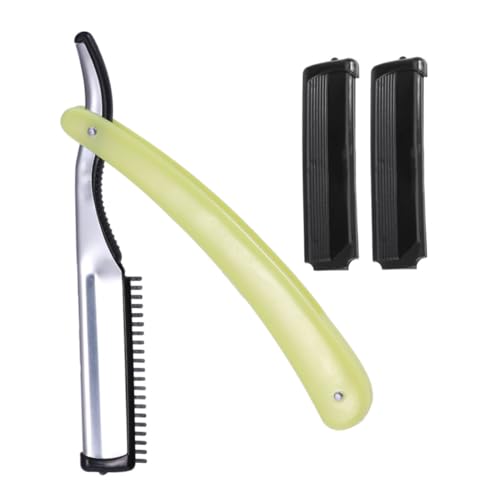 SAFIGLE Manueller Rasierer aus Klappbares Rasiermesser für Herren für Bart und Haarschnitt Friseursalons und Zuhause Leicht zu Transportieren von SAFIGLE