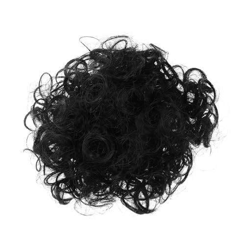 SAFIGLE Messy Bun Haarteil Zerzauste Hochsteckfrisur Haarverlängerungen Haarknoten Elastischer Kordelzug Lockiger Gewellter Pferdeschwanz Synthetischer Chignon Für Frauen Und Mädchen von SAFIGLE