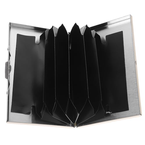 SAFIGLE Metallkartenbeutel Kartenetui aus Metall Herren Geldbörse aus Metall Metallgeldbörse für Damen Kartenhalter- Kartenhalter aus Edelstahl Rostfreier Golden von SAFIGLE