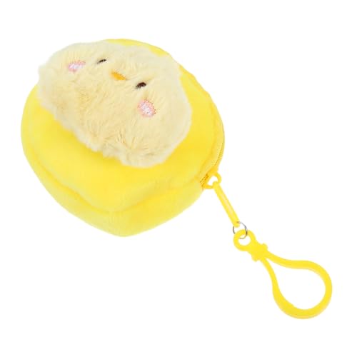 SAFIGLE Mini Plüsch kleingeldbeutel Huhn Cartoon Geldbörse Ostern Motiv Süße Münzaufbewahrung Tragbare Kleine Tasche Für Studenten von SAFIGLE