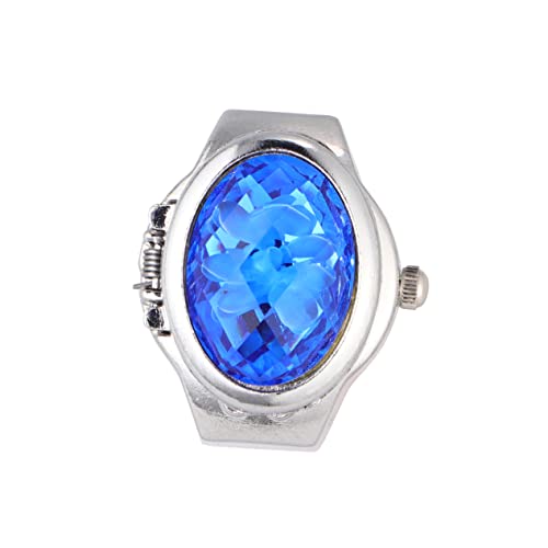 SAFIGLE Mini-Uhrenring mitarbeiter geschenke mitarbeitergeschenke Uhren für Herren Damenbandringe Herrenringe Herrenuhren modischer Uhrenring Unisex-Fingerring Quarz Fall Ringuhr Anschauen von SAFIGLE