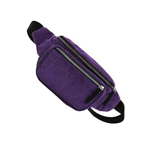 SAFIGLE Cord Hüfttasche Modische Damen Brusttasche Tragbare Outdoor Hüfttasche Für Mädchen Und Frauen von SAFIGLE