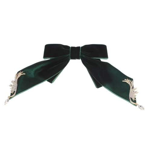 SAFIGLE Minimalistische Brosche mit Design Multifunktionale Anstecknadel für Frauen Retro Schleife Eleganter Krawatten Anstecker Samtigem Material von SAFIGLE