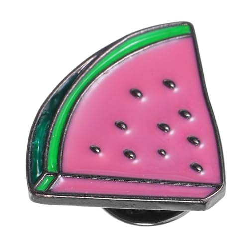 SAFIGLE Modische Wassermelonen Brosche aus Robustem Legierungsmetall Detailreich Verarbeitet Süße Obst Anstecknadel für Damen und Mädchen für Party Accessoires und Modische Outfits von SAFIGLE