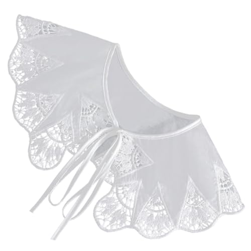 SAFIGLE Modischer Abnehmbarer Falscher Spitze für Damen Elegantes Design Vielseitig Einsetzbar für Freizeit Leicht Praktisch Perfektes Accessoire von SAFIGLE