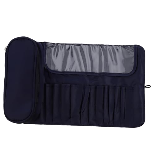 SAFIGLE Multifunktionale Faltbare Kosmetiktasche mit Reißverschluss Tragbare Make up Pinsel Aufbewahrungstasche Strapazierfähige Reise Kosmetik Organizer für Zuhause und Unterwegs von SAFIGLE