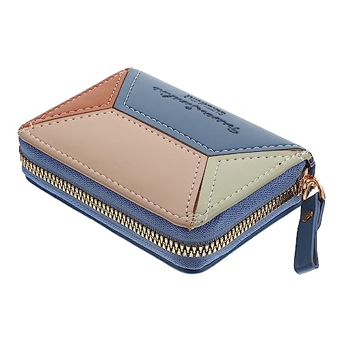 SAFIGLE Multifunktions Kartenetui PU mit Münzaufbewahrung Schlanker Kartenhalter für Damen RFID Geschützt für Unterwegs von SAFIGLE