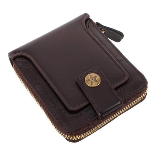 SAFIGLE Schlanke Herren-geldbörse Mit Reißverschlussteil Kompakte Kartenetui Für Männer Reisegeldbörse Mit Reißverschluss Kleine Multifunktionale Geldbörse Für Herren von SAFIGLE