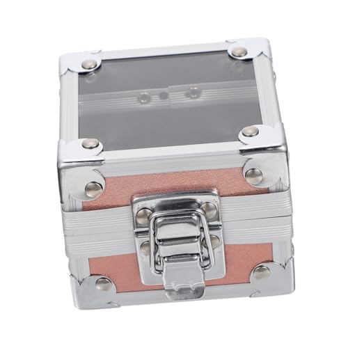 SAFIGLE Nagelbohrer Aufbewahrungsbox Acryl Maniküre Organizer Tragbar für Nagelpolierköpfe für Nagelstudios mit Bohrerhalter von SAFIGLE