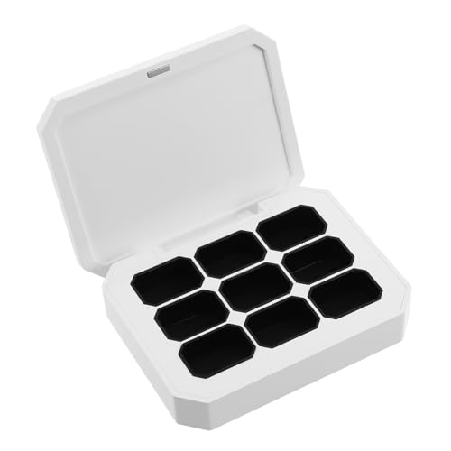 SAFIGLE Nagellack-aufbewahrungsbox Leere Gel-nagellackbehälter Palettenbox Mit Unterteilung Nagelbox Für Nailart-zubehör Aquarelltablett Mit Deckel Organizer Für Nagellackgel von SAFIGLE