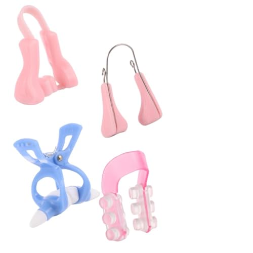 SAFIGLE Nasenlifting Shaper 4 Stück Nasenformungsclip Nasensteg Glätter für Frauen Einfach zu Verwenden aus Langlebigem Silikon für Konturierte Nase Operation von SAFIGLE