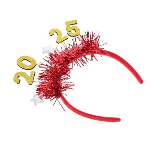 SAFIGLE Einzigartiges Stirnband für Männer 2025 Neujahrs-kopfbedeckung Stern-stirnbänder Party-stirnband Erwachsene Kopftuch von SAFIGLE