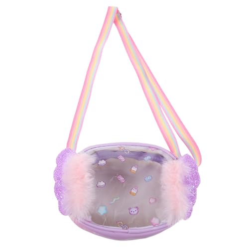 SAFIGLE Niedliche Cartoon Umhängetasche Regenbogenfarben für Mädchen für Schule Reisen und Alltag von SAFIGLE