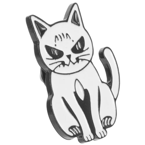 SAFIGLE Niedliche Katzenbrosche aus Legierung Lustiger Cartoon anstecker Modisches Accessoire für Kleidung Rucksack und Hut Einzigartiges Design Ästhetischer Pin für Damen und Mädchen von SAFIGLE