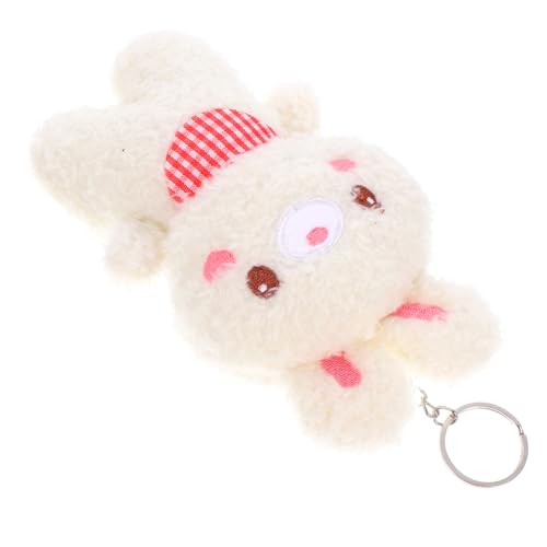 SAFIGLE Charmanter Hasen-Spielzeug-schlüsselanhänger Stofftier-schlüsselring Plüsch Für Frauen Handtaschenanhänger Schlüsselanhänger Für Frauen Für Autoschlüssel von SAFIGLE