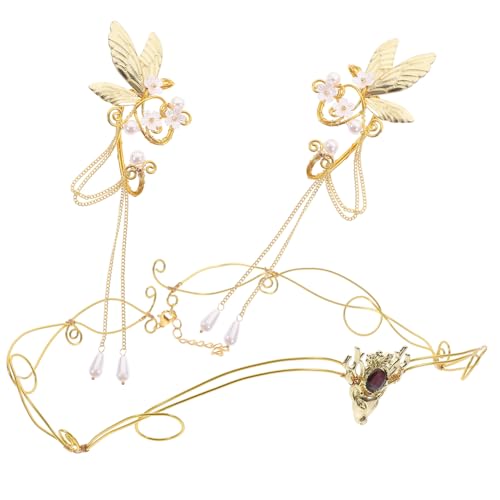 SAFIGLE Non Piercing Ear Cuff mit und Quasten Design Leichte Hautfreundliche Ohrclips für Damen und Teenager Langlebiger Schmuck Ohrloch Bequemes Tragen von SAFIGLE