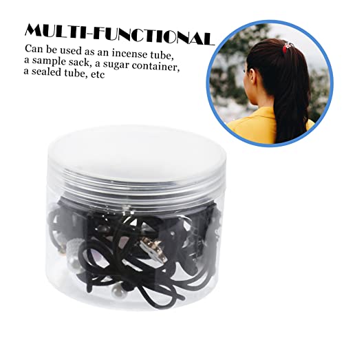 SAFIGLE Nylon Haargummis Teilig Schwarz Haarbänder Elastisch Langlebig Damen Haarschmuck Alltags Styling Geschenkbox von SAFIGLE