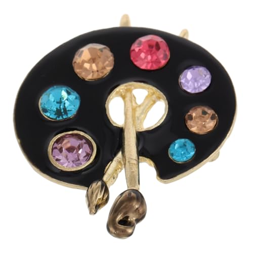 SAFIGLE Farbpaletten-brosche Für Damen Anstecknadel Mit Strass Dekorative Kragennadel Für Anzüge Und Kleider Party-accessoire Für Freundin Oder Mutter von SAFIGLE