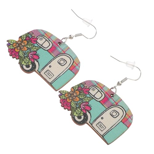 SAFIGLE Ohrringe für Mädchen Kreative Wohnmobil Anhänger Lustige Dangle Ohrhänger Modische Ohrringe Einzigartiges Design für Freizeitfahrzeuge Fans von SAFIGLE