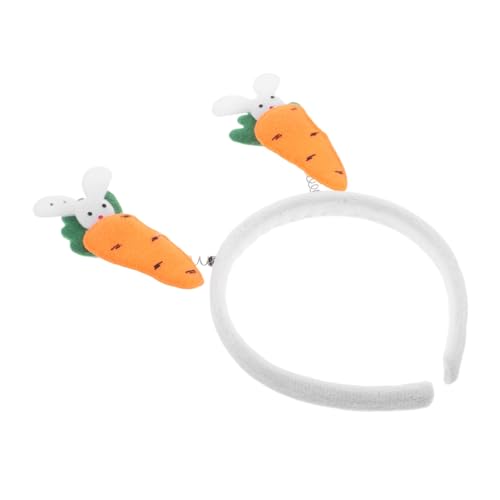 SAFIGLE Osterhasen-stirnband Mit Hasenohren Und Karotte Stoff-haarband Für Junge Mädchen Und Erwachsene Kopfbedeckung Haarschmuck Für Ostern von SAFIGLE