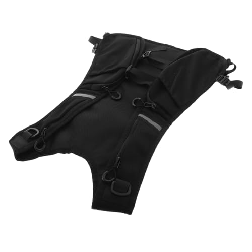 SAFIGLE Sicherheitsweste Für Sportler Leichte Laufweste Mit Reflektierenden Details Atmungsaktives Material Integrierte Brusttasche Für Telefon Und Schlüssel von SAFIGLE