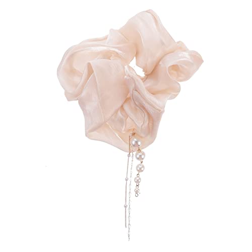 SAFIGLE Perlen Flow Tassel Haargummis für Damen Haarschmuck Accessoires für Haartypen für Hochwertigem Material und Ansprechendem Design von SAFIGLE