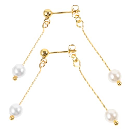 SAFIGLE Perlen Ohrstecker Damen Vielseitige Statement Ohrhänger Bequeme Alltags perlenohrringe Sicheres Tragegefühl für Formelle und Freizeit Anlässe von SAFIGLE