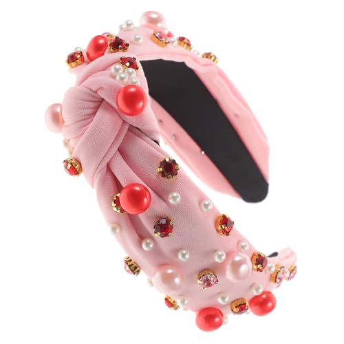 SAFIGLE Perlenstirnbänder Für Damen Mit Strass Breites Stirnband Als Haarschmuck Elegant Für Frauen Und Mädchen von SAFIGLE